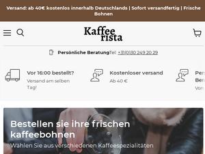 Kaffeerista.de Gutscheine & Cashback im April 2024