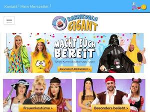 Karnevalsgigant.de Gutscheine & Cashback im März 2023 Karnevalsgigant.de Gutscheine & Cashback im März 2023