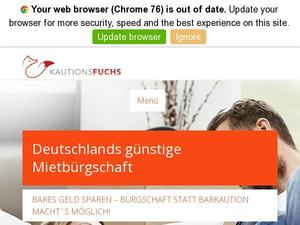 Kautionsfuchs.de Gutscheine & Cashback im Mai 2022 Kautionsfuchs.de Gutscheine & Cashback im Mai 2022