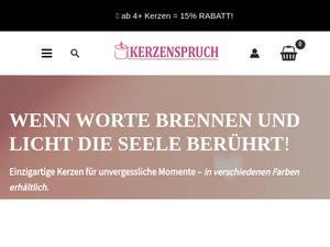 Kerzenspruch Gutscheine & Cashback (Stand: September 2026) Kerzenspruch Gutscheine & Cashback (Stand: September 2026)