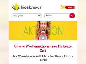 Kiosk.news Gutscheine & Cashback im Juli 2022