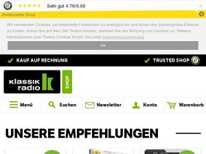 Klassikradio.de Gutscheine & Cashback im Januar 2021 Klassikradio.de Gutscheine & Cashback im Januar 2021
