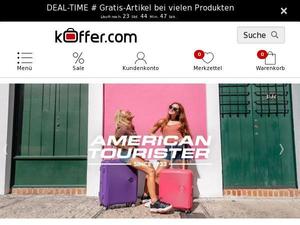 Koffer.com Gutscheine & Cashback im Februar 2021 Koffer.com Gutscheine & Cashback im Februar 2021