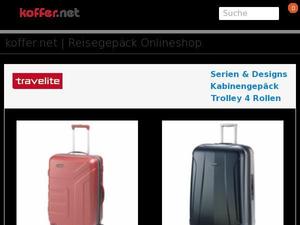 Koffer.net Gutscheine & Cashback im April 2024