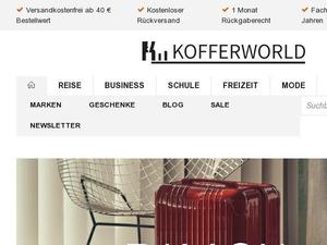Kofferworld.de Gutscheine & Cashback im September 2022