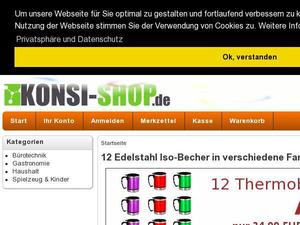 Konsi-shop.de Gutscheine & Cashback im März 2023 Konsi-shop.de Gutscheine & Cashback im März 2023