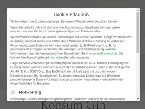 Konsum-gin.de Gutscheine & Cashback im Dezember 2022