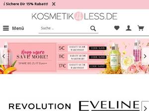 Kosmetik4less.de Gutscheine & Cashback im April 2024