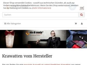 Krawatten-viadimoda.de Gutscheine & Cashback im Oktober 2023 Krawatten-viadimoda.de Gutscheine & Cashback im Oktober 2023