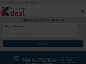 Kurzreisedeal.de Gutscheine & Cashback im Dezember 2023 Kurzreisedeal.de Gutscheine & Cashback im Dezember 2023