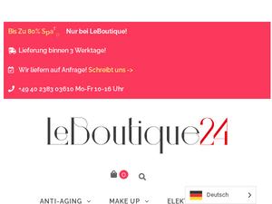 Leboutique24.de Gutscheine & Cashback im Juni 2023