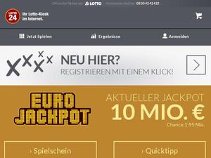 Lotto24.de Gutscheine & Cashback im März 2024