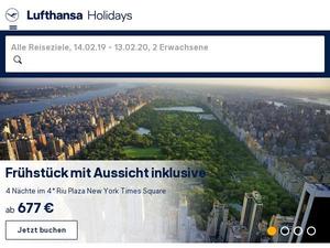 Lufthansaholidays.com Gutscheine & Cashback im Juli 2022