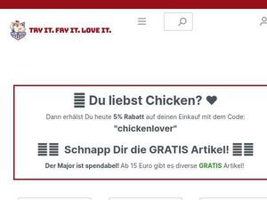 Major-chicken.de Gutscheine & Cashback im Mai 2022 Major-chicken.de Gutscheine & Cashback im Mai 2022