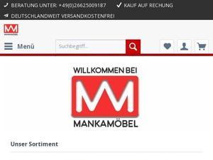 Mankamoebel.de Gutscheine & Cashback im September 2023 Mankamoebel.de Gutscheine & Cashback im September 2023