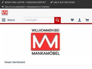 Mankamoebel.de Gutscheine & Cashback im April 2024