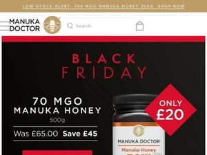 Manukadoctor.co.uk voucher and cashback in May 2022