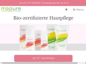 Mapure-cosmetics.de Gutscheine & Cashback im Dezember 2022 Mapure-cosmetics.de Gutscheine & Cashback im Dezember 2022