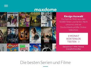 Maxdome.de Gutscheine & Cashback im Mai 2022 Maxdome.de Gutscheine & Cashback im Mai 2022