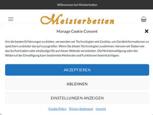 Meisterbetten.de Gutscheine & Cashback im September 2023 Meisterbetten.de Gutscheine & Cashback im September 2023