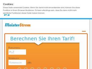 Meisterstrom.de Gutscheine & Cashback im Mai 2022 Meisterstrom.de Gutscheine & Cashback im Mai 2022