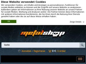 Metalshop.de Gutscheine & Cashback im Januar 2021 Metalshop.de Gutscheine & Cashback im Januar 2021