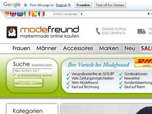 Modefreund.de Gutscheine & Cashback im September 2023