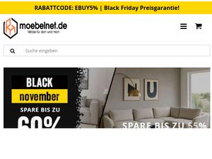 Moebelnet Gutscheine & Cashback im November 2025