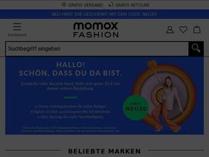 Momoxfashion.com Gutscheine & Cashback im Februar 2024