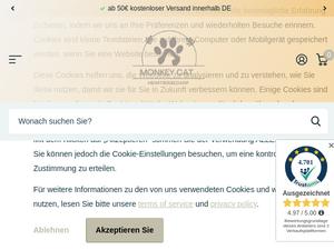 Monkeycat.de Gutscheine & Cashback im Mai 2024