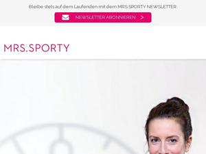 Mrssporty.de Gutscheine & Cashback im Juni 2022