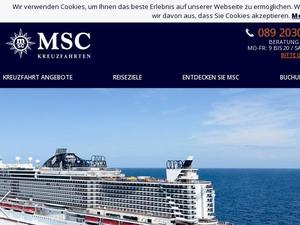 Msc-kreuzfahrten.de Gutscheine & Cashback im Juni 2023