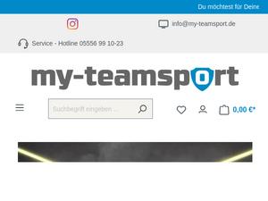 My-teamsport.de Gutscheine & Cashback im Mai 2024