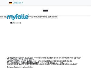 Myfolie.com Gutscheine & Cashback im September 2023