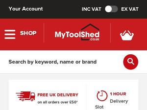 Mytoolshed.co.uk voucher and cashback in April 2023