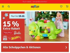 Mytoys.de Gutscheine & Cashback im April 2024