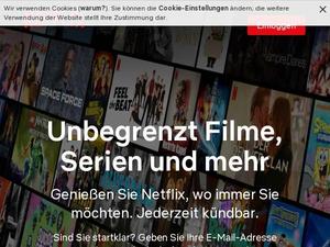 Netflix.com Gutscheine & Cashback im März 2024