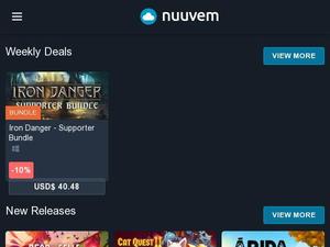 Nuuvem.com voucher and cashback in May 2022