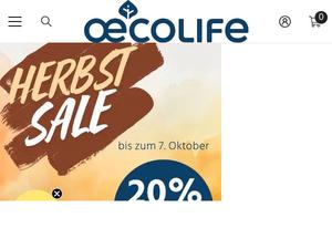 Oecolife.com Gutscheine & Cashback im Oktober 2023 Oecolife.com Gutscheine & Cashback im Oktober 2023