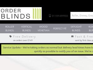 Orderblinds.co.uk voucher and cashback in May 2022