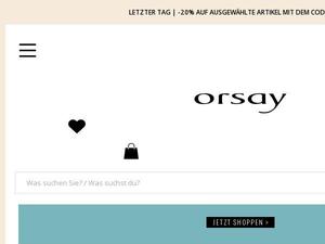 Orsay.com Gutscheine & Cashback im Juli 2022