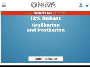 Overnightprints.de Gutscheine & Cashback im April 2024