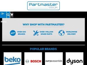 Partmaster.co.uk voucher and cashback in May 2022