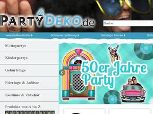Partydeko.de Gutscheine & Cashback im März 2023 Partydeko.de Gutscheine & Cashback im März 2023
