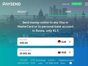 Paysend.com Gutscheine & Cashback im April 2021 Paysend.com Gutscheine & Cashback im April 2021