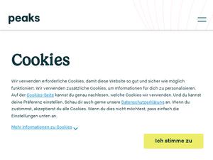 Peaks.com Gutscheine & Cashback im April 2024