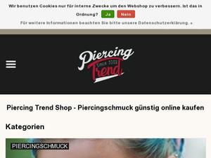 Piercing-trend.com Gutscheine & Cashback im Oktober 2023 Piercing-trend.com Gutscheine & Cashback im Oktober 2023