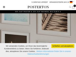 Posterton.de Gutscheine & Cashback im September 2023