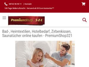 Premiumshop321.de Gutscheine & Cashback im November 2022