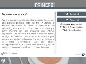 Primero-shop.de Gutscheine & Cashback im November 2022 Primero-shop.de Gutscheine & Cashback im November 2022